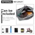 E6851 - Kono Multi Compartment Travel Shoulder Bag - Light Grey E6851 - Kono Multi Compartment Travel Shoulder Bag - Light Grey